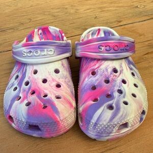 Tie Dye Crocs